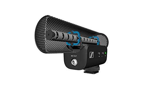 SENNHEISER Professional MKE 400 Directional On-Camera Shotgun Microphone with 3.5mm TRS and TRRS Connectors for DSLR, Mirrorless & Mobile , Connects with Auxiliary - style: MKE 400