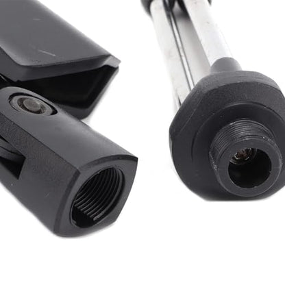 HERCHR Desk Mic Stand, Desktop Microphone Stand Adjustable Mic Stand Foldable Tripod Desk Mic Portable Mic Table Stand Mic Tripod Stand Desk Mic Mount for Online Broadcasting Chatting Singing