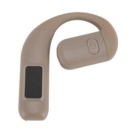 Yunseity Bluetooth Headset, Single Ear Noise Cancelling Wireless Earpiece with 180 Degree Rotatable Microphone and 30H Playtime, for Running Cycling Hiking Outdoor Sports (Gray) - color: Gray
