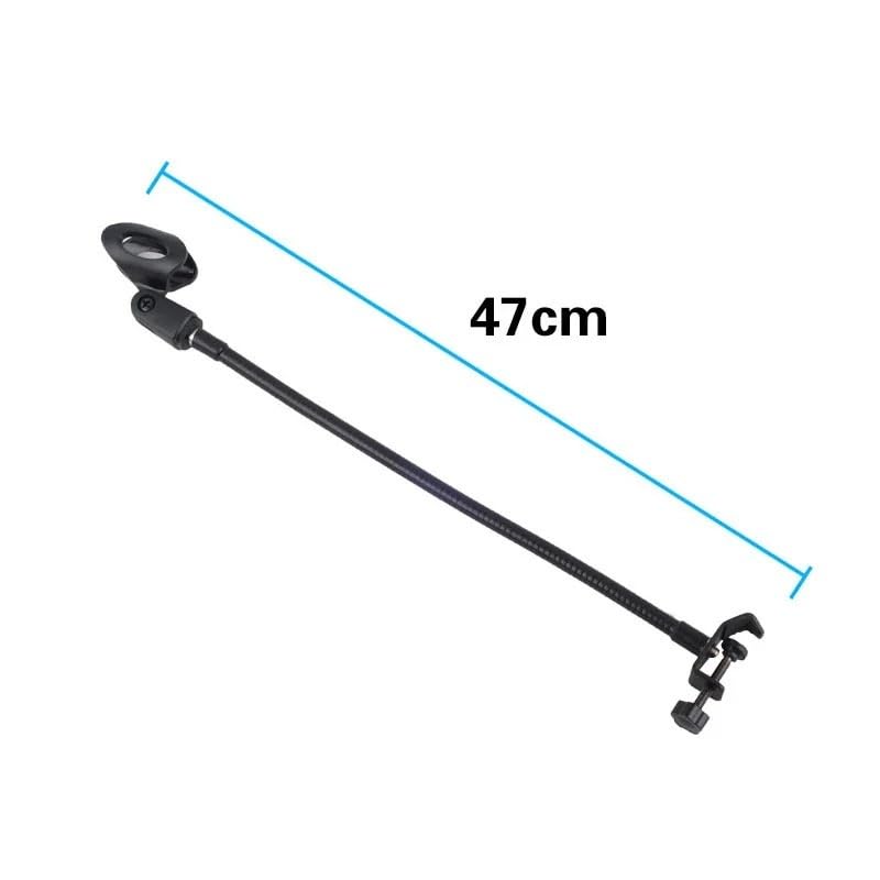 Compatible For Rode NT-USB, HyperX QuadCast S Mic Arm Stand With Heavy Duty Clamp, Shock Mount, Pop Filter, Cable Management