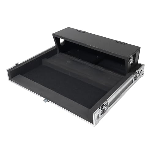 ProX XS-AHQU24DHW ATA Digital Audio Mixer Flight Case for Allen and Heath QU-24 Console with Doghouse compartment and Caster wheels