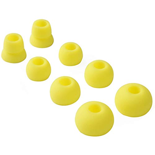 Replacement Silicone Earbuds Ear Tips Eargels Buds Set Compatible with Beats Powerbeats 3 Powerbeats 2 Wireless in-Ear Earphones (4 Pairs/Yellow) - color: Yellow