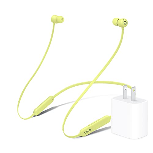 Beats Flex with Apple 20W USB-C Power Adapter - Yuzu Yellow - color: Yuzu Yellow, style: Flex & Power Adapter