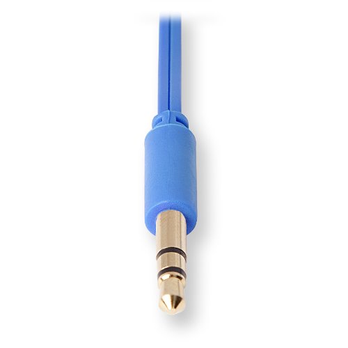 ReTrak Retractable Headphones Splitter, Blue ( ETCABLESPLBU) - color: Blue