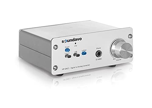 HP-DAC1 Digital to Analog Converter/Headphone Preamp DAC with S/PDIF, Line, USB Input for PC/Laptop