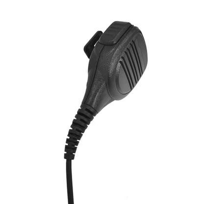 Radio Speaker Mic Shoulder Lapel Hand Microphone with 3.5mm Audio Jack Walkie Talkie Hands Free Mikes for Hyt Hytera BD 402 402i 502 502i 612i 482i 362i PD 506 TC508 (Black)
