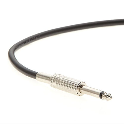 100Ft 1/4" Mono Male to XLR Female Microphone Cable - Compatible with Amplifiers, Instruments, and More! - size: 100 Feet