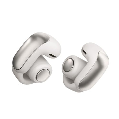 Bose Ultra Open Earbuds - Bluetooth Open Ear Earbuds with OpenAudio for Awareness, Clip-On Design for Comfort, Water Resistant, Up to 48 Hrs of Playtime, White Smoke - color: White Smoke