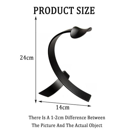 Over-ear Headphone Stand/Desktop Headset Holder–8kg Load Capacity,Suitable for Gaming Rooms,Offices,and Various Desk Setups (Black,White)(White) - color: White