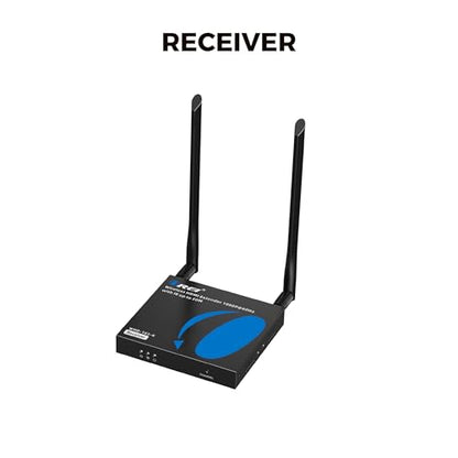 OREI 1080p Wireless HDMI Extender Receiver 165ft, 5.24GHz Loop-Out 1-Way IR | Wireless HDMI Receiver – HDMI 1.3, HDCP 1.4, 4.96Gbps, 5.18–5.24GHz, 70–120ms Latency, 24/7 Operation - size: 1080p, style: RX Only