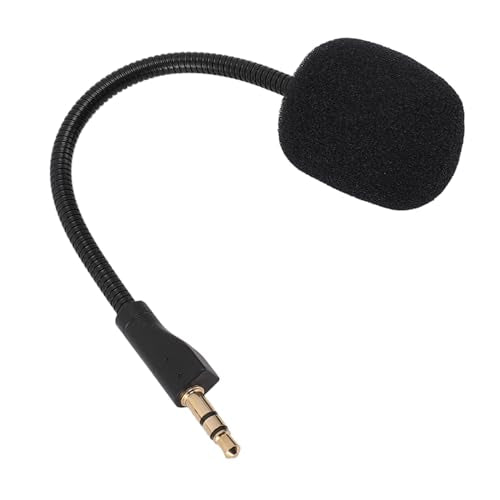XUMIUZIY Mic Replacement - 3.5mm Detachable Game Microphone Boom for G PRO/PRO X Wire Less Gaming Headsets, Noise Cancelling Gaming Microphone with Foam Cover