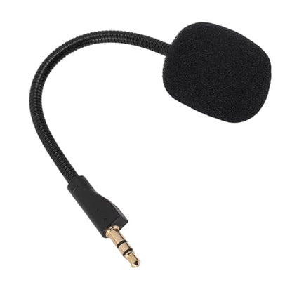XUMIUZIY Mic Replacement - 3.5mm Detachable Game Microphone Boom for G PRO/PRO X Wire Less Gaming Headsets, Noise Cancelling Gaming Microphone with Foam Cover