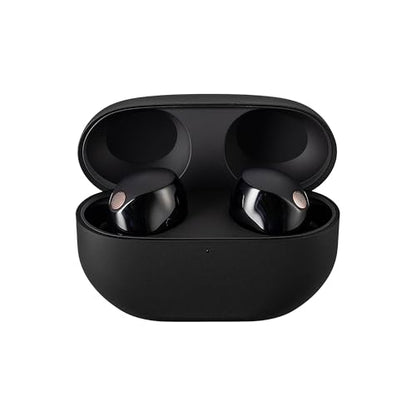 Sony WF-1000XM5 True Wireless Noise Canceling Earbuds (Black) Hi-Res Audio, Bluetooth 5.3, Adaptive ANC, Built-in Microphone with Goby Labs Cleaner and Microfiber Cloth Bundle - color: Black