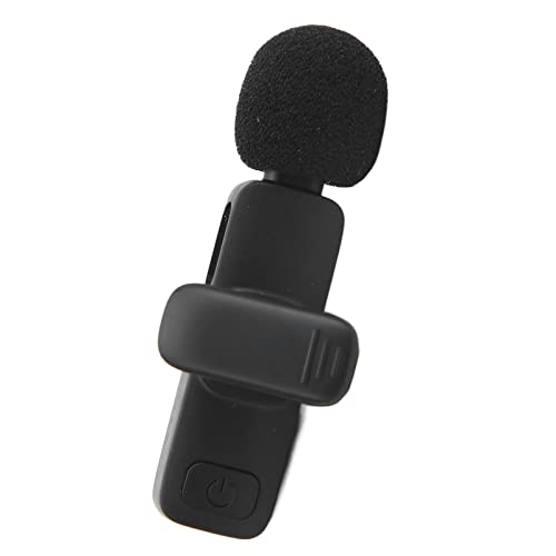 Lavalier Microphone, One to One Mobile Phone Microphone,Automatic Pairing Lavalier Microphone for Video Recording,for Interview Phone Tablet (1)