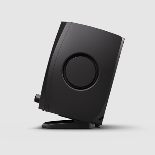 ADAM Audio D3V Active Desktop Studio Monitor Speakers - Black | USB-C, D-ART Tweeter, 3.5in Woofer, 240W, 45Hz-23kHz, 97dB SPL, Balanced TRS, Headphone Out - style: D3V Black
