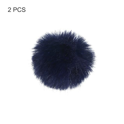 PATIKIL Furry 마이크 윈드스크린 5mm x 55mm 마이크 커버 윈드실드 실내 실외 마이크용 다크 블루 2팩 - color: 다크 블루, size: 5mm x 55mm