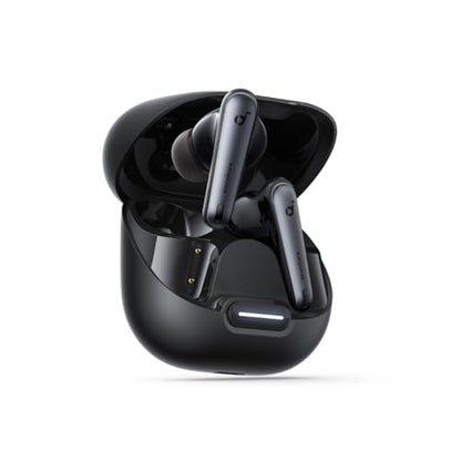 Soundcore by Anker Liberty 4 NC Wireless Earbuds | 98.5% Noise Reduction, Adaptive Noise Cancelling to Environment, Hi-Res Sound, 50H Battery, Wireless Charging, Bluetooth 5.3 - color: Black