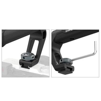 SmallRig Microphone Shock Mount with Cold Shoe+Lightweight Cold Shoe Top Handle