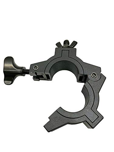 Four Pack (4) Slim 1.25" Width O Clamp DJ Stage Fits 1.5"/2" Lighting Heavy Duty Mounting for Stand/Truss