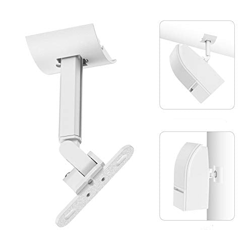 Wall and Ceiling Mount for Bose 161, 151 SE Environmental Speakers, Multiple Tilt & Swivel Adjustable Mounting Bracket Compatible with Model Bose 100 Speakers, Single White - color: White