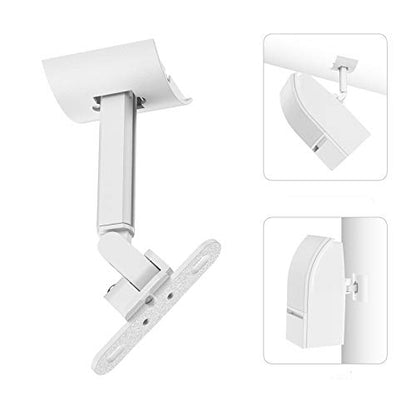 Wall and Ceiling Mount for Bose 161, 151 SE Environmental Speakers, Multiple Tilt & Swivel Adjustable Mounting Bracket Compatible with Model Bose 100 Speakers, Single White - color: White