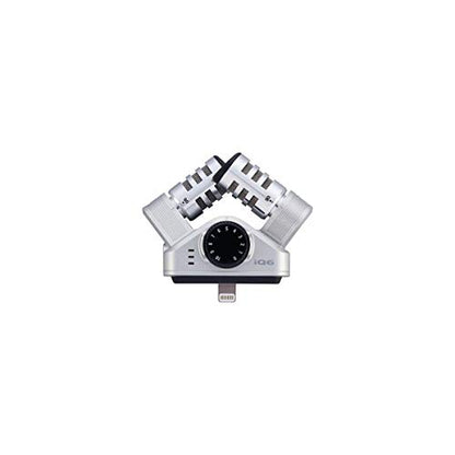 Zoom iQ6 iOS Lighting Microphone for Music, Video & Interview Recording on iPhone & iPad with Rotatable Capsule - style: iQ6