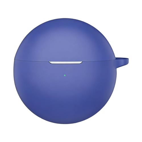 Durability Silicone Protective Cover for Wireless Earbuds Pouches AntiScratch Lightweight Case Easy - color: Navy Blue