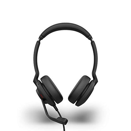 Jabra Evolve2 30 UC Wired Headset, USB-A, Stereo, Black – Lightweight, Portable Telephone Headset with 2 Built-in Microphones – Work Headset with Superior Audio and Reliable Comfort - size: Unified Communications, style: Stereo (USB-A)