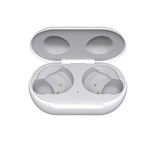 Charging Case Compatible with Samsung Galaxy Buds Plus, Replacement Charger Dock Cradle Case Cover for Samsung Galaxy Buds/Bdus+ Plus (White) - color: White