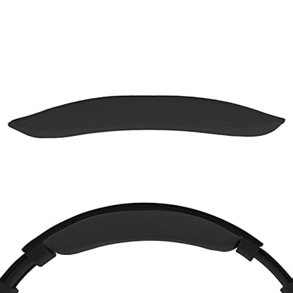 Geekria Protein Leather Headband Pad Compatible with Sony MDR-100ABN Headphones Replacement Band, Headset Head Top Cushion Cover Repair Part (Black) - color: Black