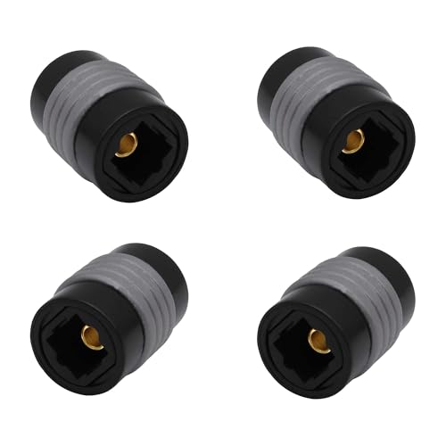 Fiber Optical Cable Extender Coupler 4 Pack