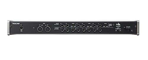 Tascam US-16x08 Rackmount USB Audio/MIDI Interface for Recording, Drum Recording, 8 XLR/8 1/4" Inputs, 8 Outputs, Control Software,Black - style: US-16x08