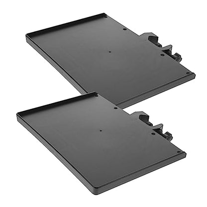 Mic Rack Stand Clamp-On Accessory Tray Sound Card Tray Thickened ABS Material Black