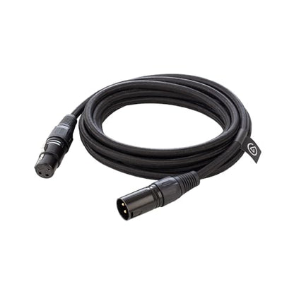 Elgato XLR Cable, Shielded Microphone Cable, 10ft | Male to female connectors, Gold-plated pins, Nylon braided jacket, Reduces electromagnetic interference