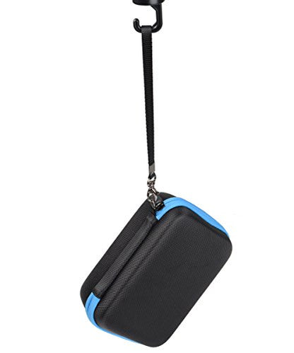Case Compatible with Shokz OpenRun, OpenMove, Aeropex, Trekz, Bluez 2; KSCAT, Sades, DIGICare, allmity - color: Blacke with blue zip