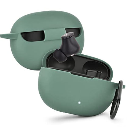 AIRSPO Silicone Case Compatible with Beats Studio Buds Case 2021 Soft Protective Cover for Beats Wireless Earbuds with Keychain (Cactus Green) - color: Cactus Green