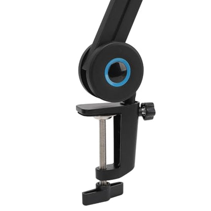 Microphone Arrow Arm, Heavy Duty Adjustable Desktop Recording Stand, Heavy Duty Aluminum Alloy Construction with Cable Management
