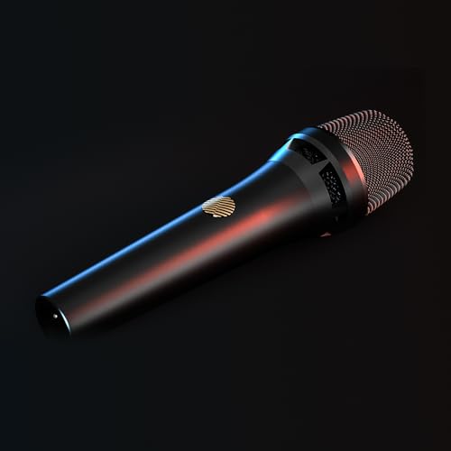 iCON Pro Audio Thunder X 32mm Large Diaphragm Handheld Condenser Mic | 32mm Large Diaphragm Handheld Condenser Microphone, Cardioid XLR Mic for Live Performance, Studio Vocals.