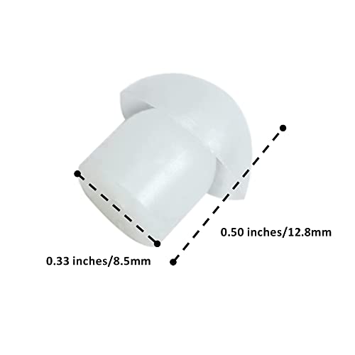 MaximalPower™ Twist On Replacement Acoustic Tube/Clear Coil for Two-Way Radio Headsets (2 Pack)