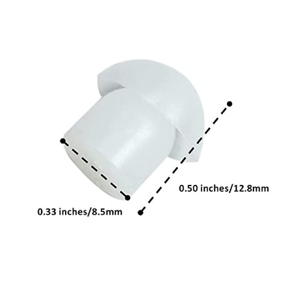 MaximalPower™ Twist On Replacement Acoustic Tube/Clear Coil for Two-Way Radio Headsets (2 Pack)