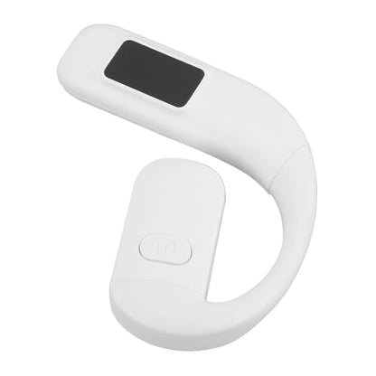 Yunseity Bluetooth Headset, Single Ear Noise Cancelling Wireless Earpiece with 180 Degree Rotatable Microphone and 30H Playtime, for Running Cycling Hiking Outdoor Sports (White) - color: White