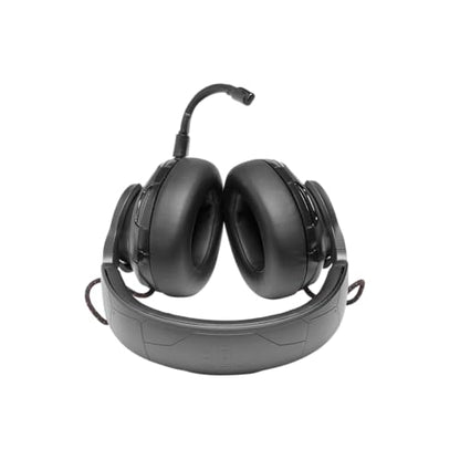 JBL Quantum One - USB wired over-ear professional gaming headset with head-tracking enhanced JBL QuantumSPHERE 360, Active noise cancelling and Hi-Res certified sound (Black)