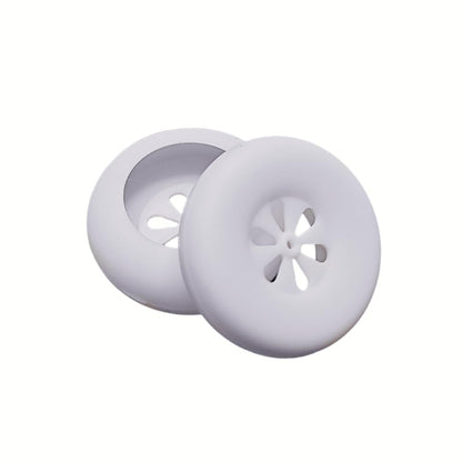 4 Pair Earbud Cover Silicone Tips Replacement Ear Gels Buds Pad Instead of Sponge Cushion Full Skin Earpads for 18mm Flat Earphone Headphones 3.5mm Wired Earbuds