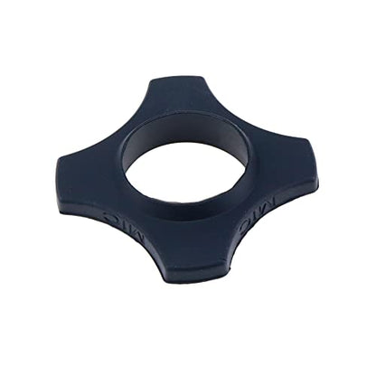 4pcs Microphone Protection Shakeproof Anti-Rolling Wireless Handheld Microphone Silicone Ring Microphone Windscreen Foam Cover Black - style: 4 Sets, Black