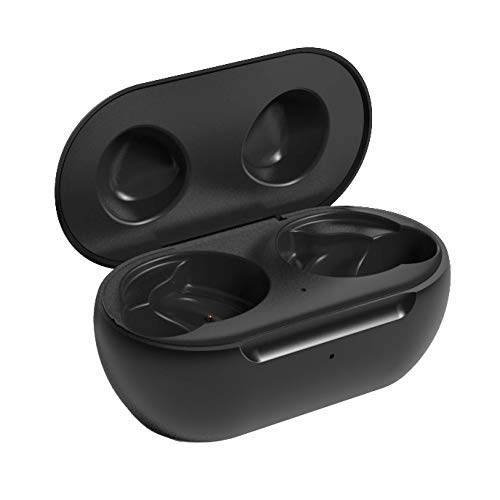 Charging Case for Samsung Galaxy Buds Plus, Replacement Charger Dock Cradle Case Cover with USB-C Cable for Galaxy Buds/Bdus+ Plus (Black) - color: Black