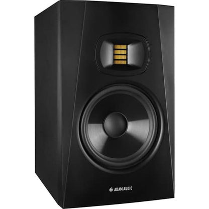 Adam Audio T7V Studio Monitor (Pair) with Frameworks GFW-ISOPAD-MD Isolation Pads, XLR Cables and Hosa Technology STX-105M Interconnect Cables - color: with Iso Pads + Cables