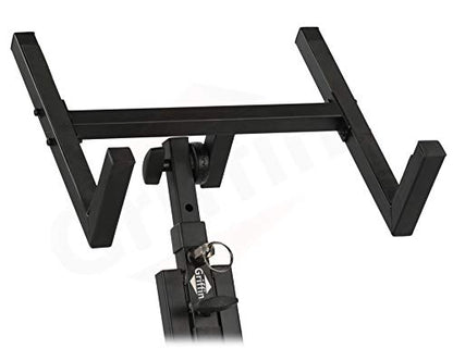 GRIFFIN Guitar Amplifier Stand (Stage-MountPRO Series) – Combo PA Speaker Karaoke Monitor Holder – Low Profile Audio Amp Tilt Back Adjustment – Speaker Cabinet Studio Equipment Platform Riser