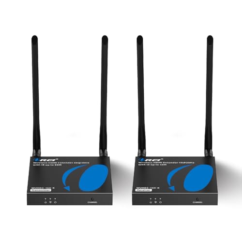 OREI 4K30Hz Wireless HDMI Receiver 165Ft, 5.24 GHz SSID Pairing, IR Support | HDMI Receiver Wireless – HDMI 1.4, HDCP 1.4, 10.2Gbps, IR Passback, 5GHz WiFi, SSID Pairing, Firmware Upgrade - size: 4K@30hz, style: RX Only