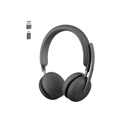 Logitech Zone 950 Premium Noise Canceling Headset Hybrid ANC - Graphite | Premium noise canceling, hybrid ANC, USB-C, USB-A, certified for Zoom, Google Meet, Google Voice, Fast Pair