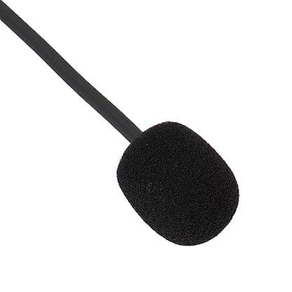 Game Mic Replacement for Gaming Headsets, Noise Cancelling Sponge, Adjustable Microphone Arm, 2.5mm Detachable Boom Microphone